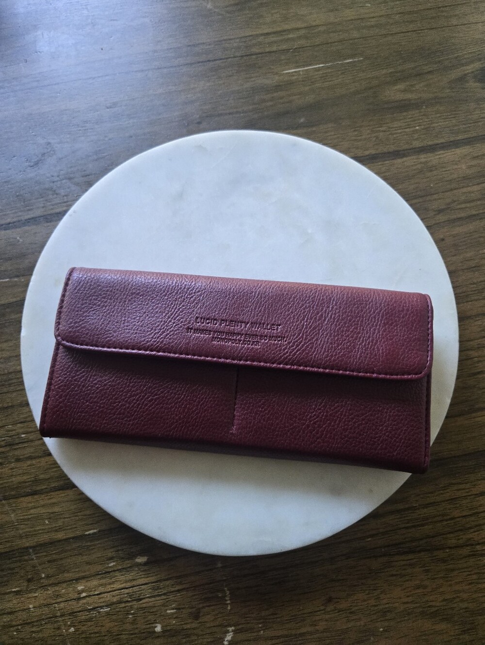 Lucid Plenty Burgundy Leather Wallet